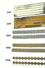 Verzierwachs Streifen Kerzen verzieren gold silber Hochzeit Taufe Wachs