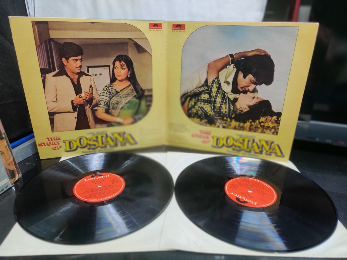 The Story of DOSTANA Vinyl LP Records Set Bollywood Hindi Film