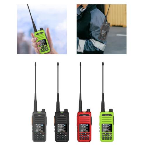 Two Way Radio Transceiver Handheld Walkie Talkie AM FM VHF Multi Use Weather