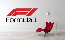 Formula 1 F1 Logo Wall Decal Car Racing Vinyl Art Mural Sticker