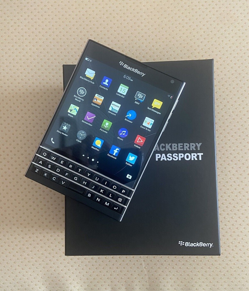 BlackBerry Passport ブラック BlackBerry Passport 32GB Unlocked Smartphone, Black