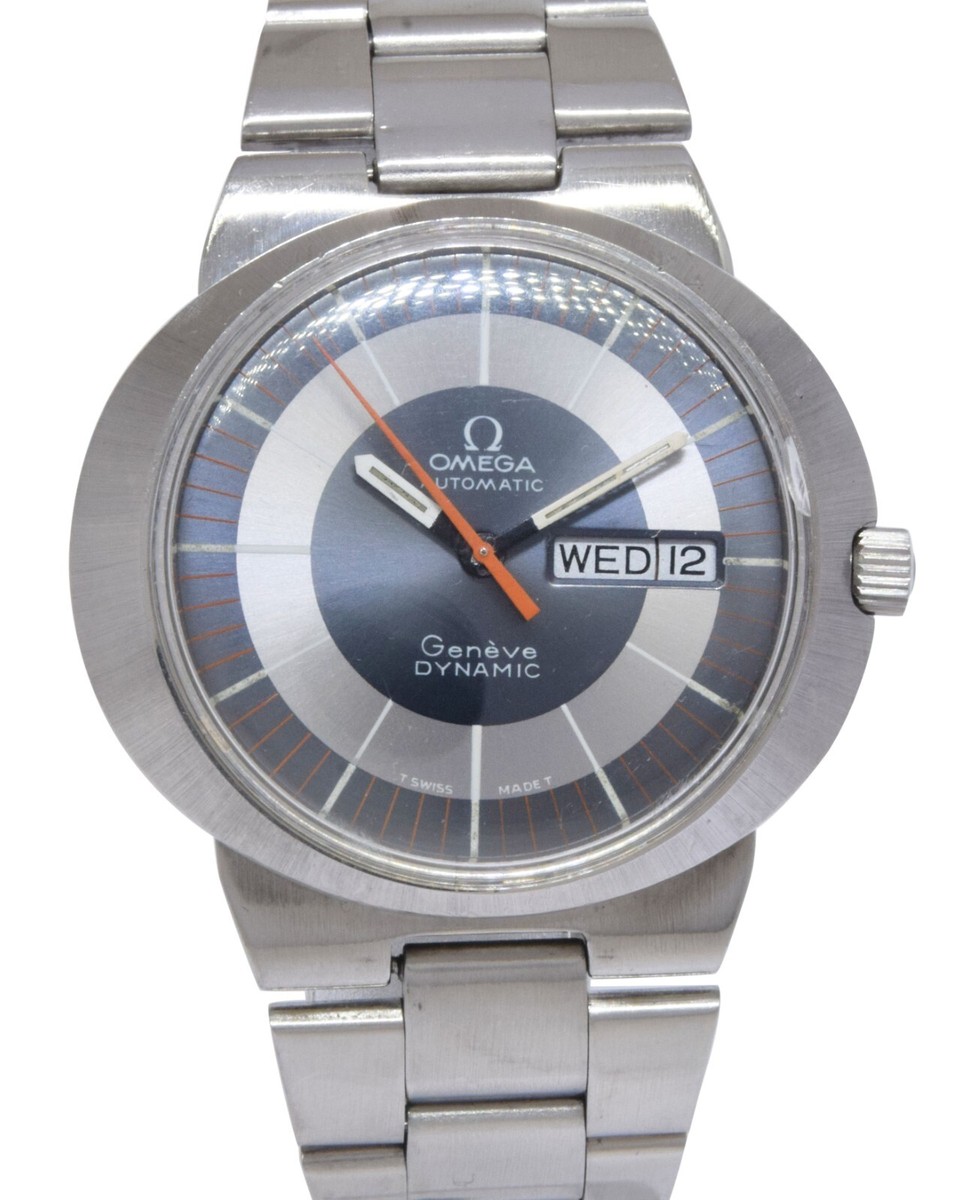 Omega Dynamic Tool 107 Steel Day/Date Mens 41mm Automatic Vintage