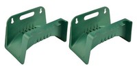 2X Schlauchhalter GrüN Wandschlauchhalter Gartenschlauchhalter Schlauchhalterung