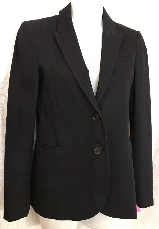 Gucci Jacket Black Cotton Blend Floral Lining Size 42 | eBay