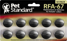 PET STANDARD RFA-67 Replacement Batteries 10 Compatible with Dog Collars