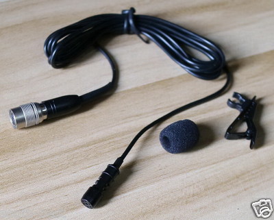 Condenser Clip-On Microphone for Audio-Technica Lavalier Omnidirectional Mic
