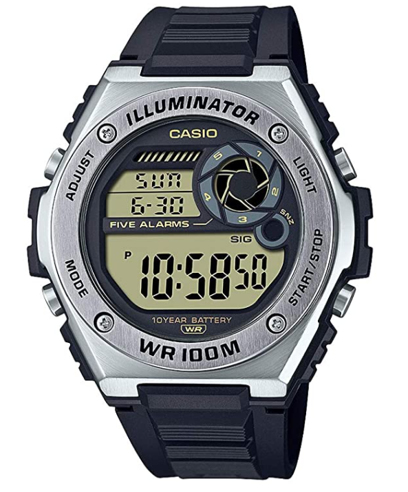 Casio Men's Heavy Duty Digital Quartz Resin Strap Casual Watch MWD