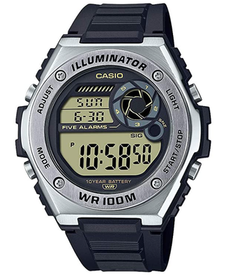 Casio Men's Heavy Duty Digital Quartz Resin Strap Casual Watch MWD