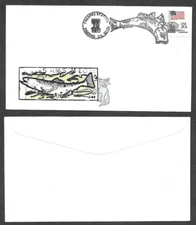 1983 Local Post Cover - Sam's Meow - Cinderella - Fish