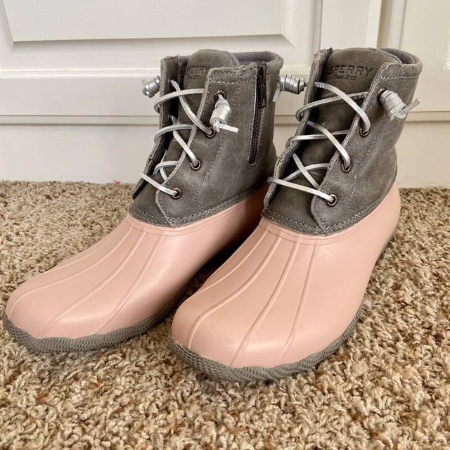 rose oat sperry duck boots