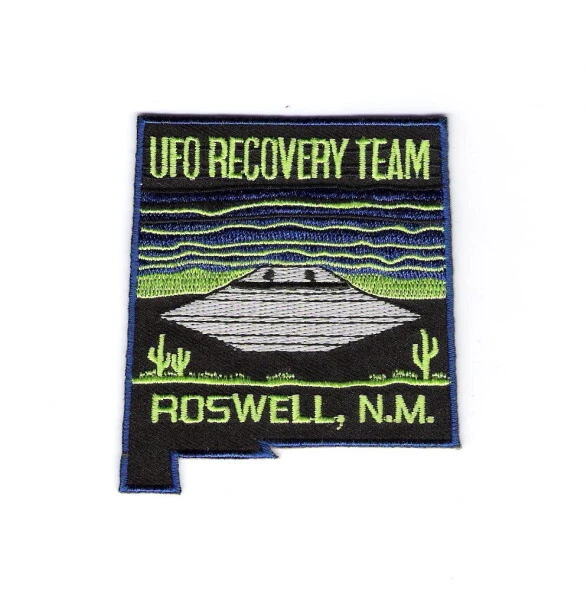 UFO Recovery Team Roswell, N.M. Logo Embroidered Patch NEW UNUSED