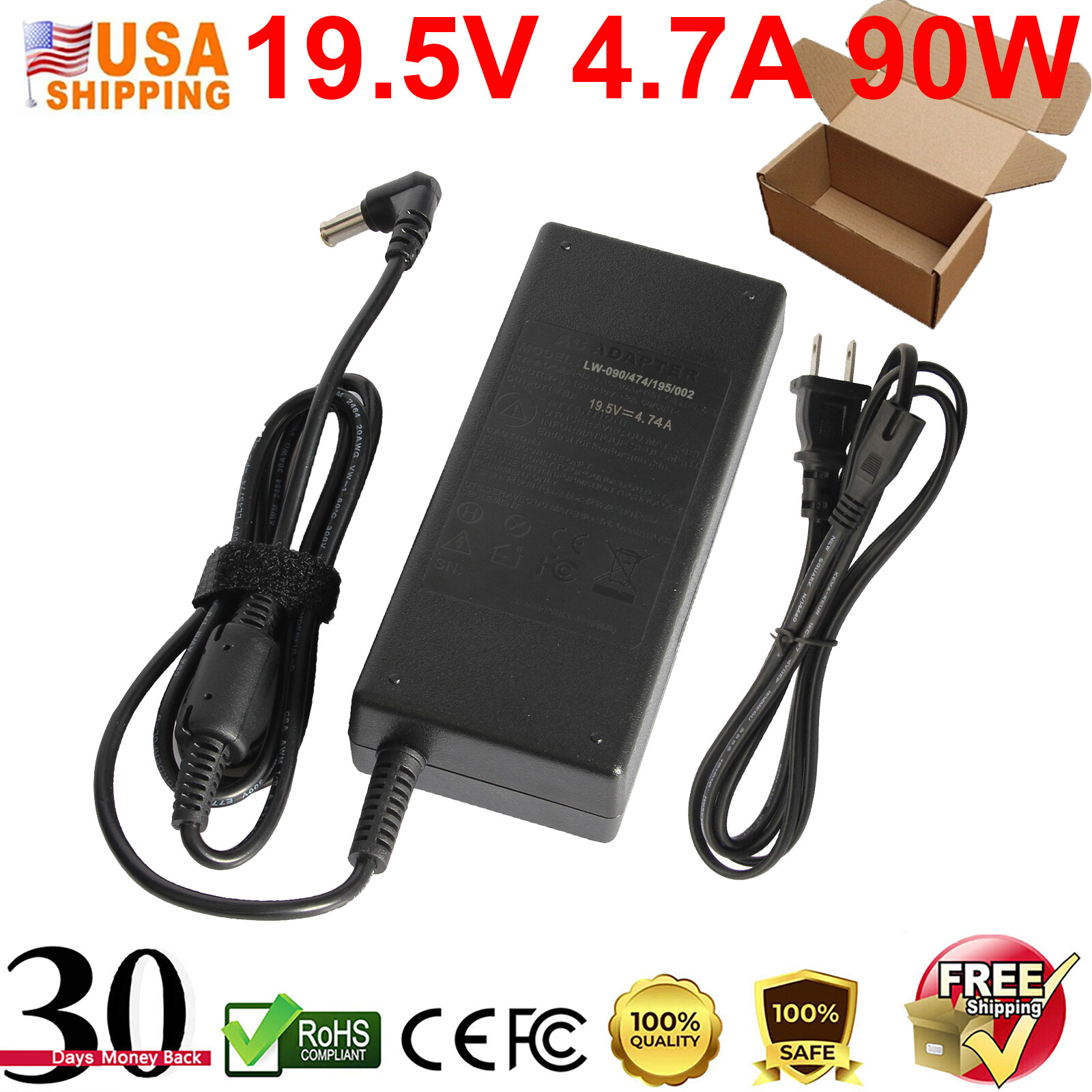 Charger For Sony Vaio Series Laptop Power Supply New