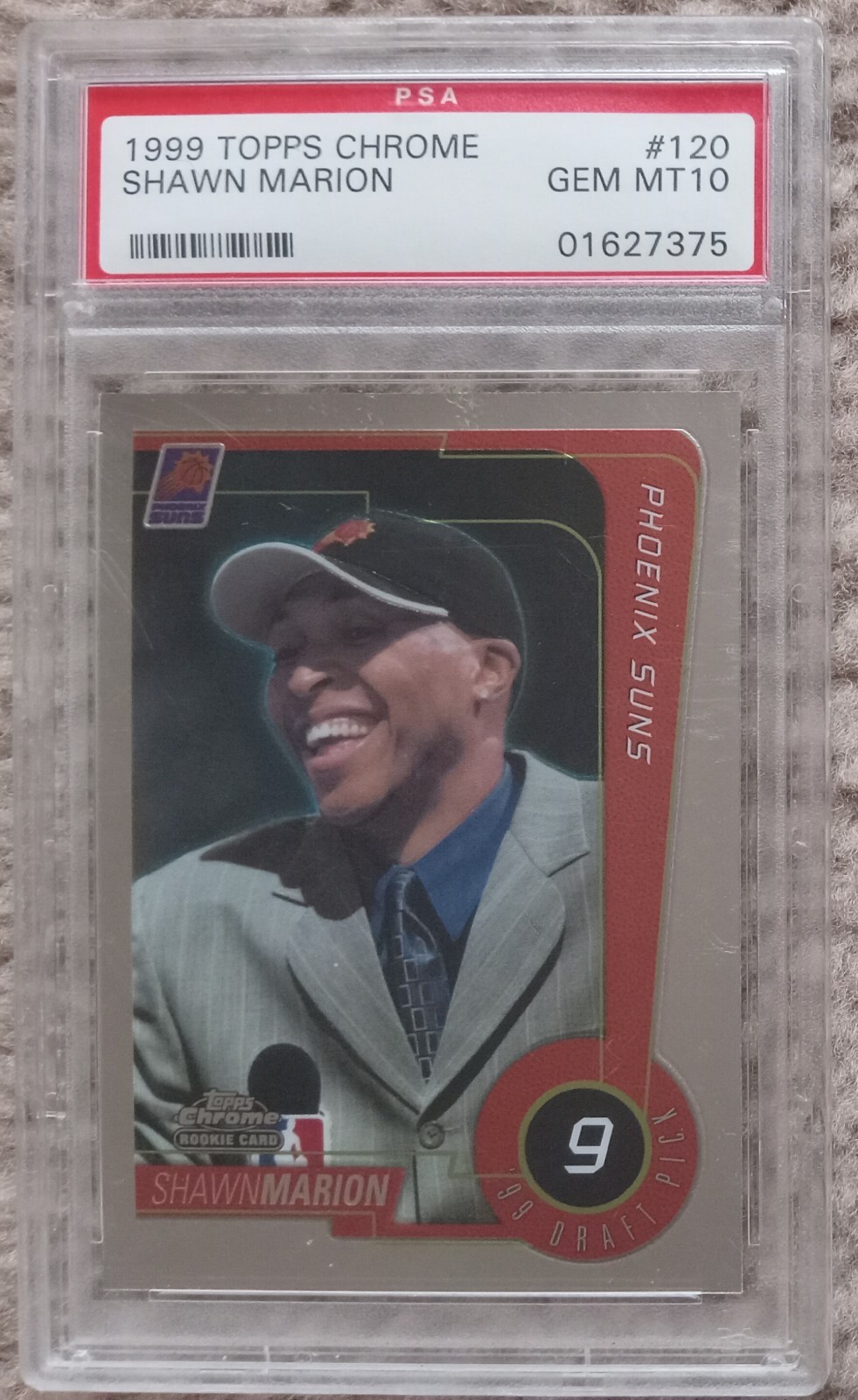 1999 Topps Chrome #120 Shawn Marion RC PSA 10 Phoenix Suns The Matrix