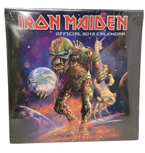 2012 Official Iron Maiden Calendar (Brand New Sealed)