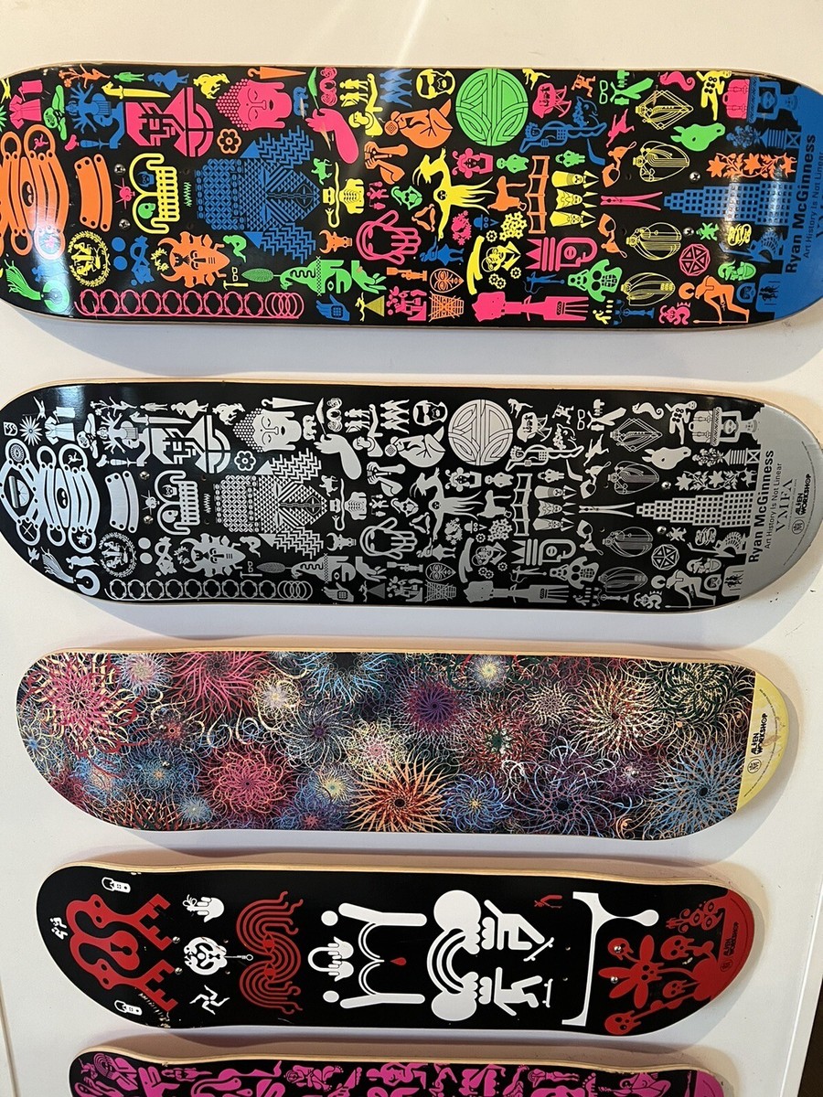 RYAN McGINNESS x AWS 'Art History 2014 RARE Skateboard Deck