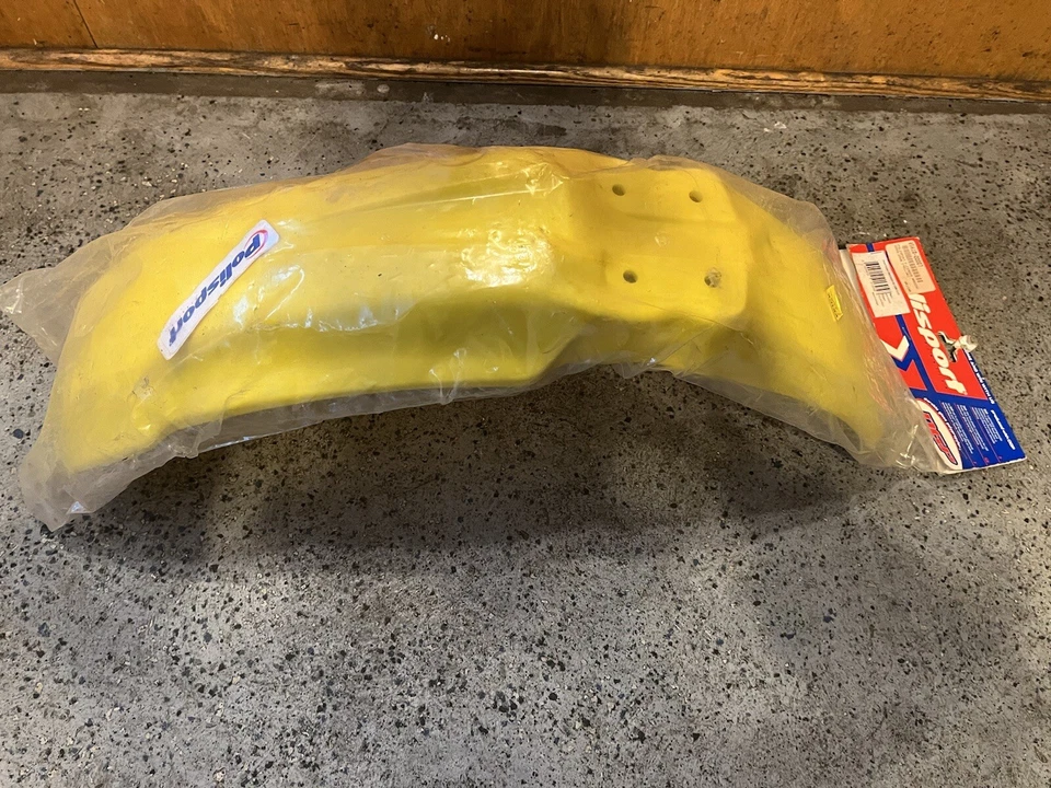 Guardabarros delantero Polisport amarillo SUZUKI RM125 RM250 RMZ250 RMZ450 8560100001 Foto 3 de 4