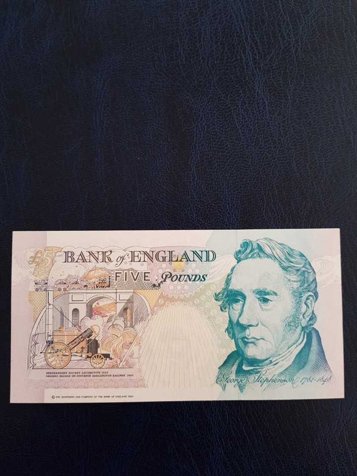A01 5 00 paper type five pound note uncirculated unc ebay uk