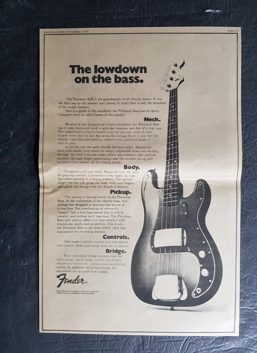 1972 fender precision bass for sale deals