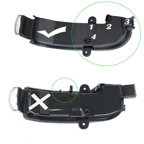 Right Mirror Signal Light For Mercedes-Benz C-Class W203 C230 C240 C32 2004-2007 - Picture 4 of 6
