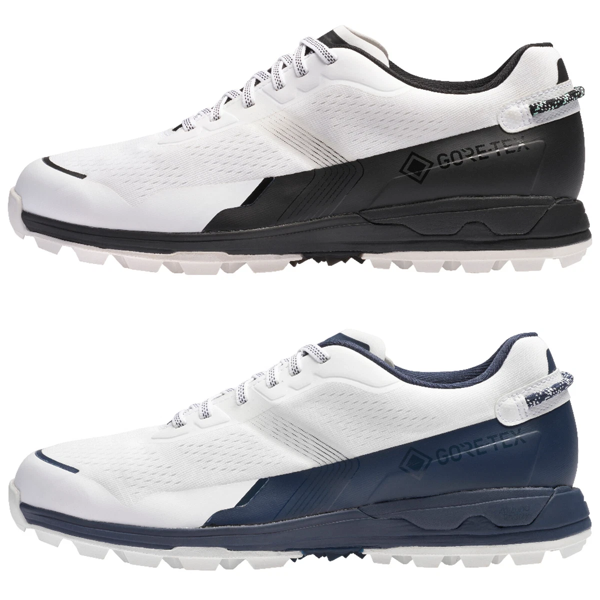 2024 Mizuno Mens MZU EN Waterproof Gore Tex Golf Shoes Spikeless