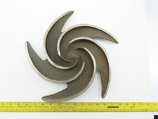 Gould R100-537-1203 12" Open CF-8M 5 Vane Impeller 1"-14 Bore