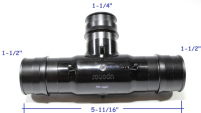 1-1/2'' x 1-1/2'' x 1-1/4'' ProPEX EP Reducing Tee