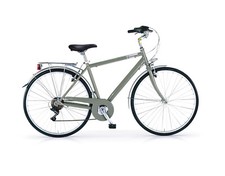 BICI 28 CENTRAL 6 VELOCITA' SHIMANO VERDE MILITARE CITY BIKE UOMO MBM