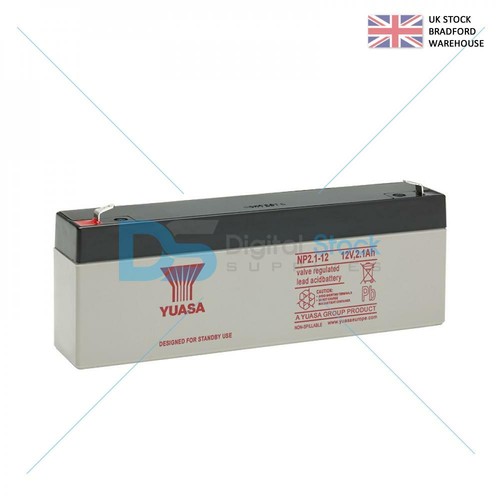 YUASA NP2.112, 12V 2.1Ah (as 2.3Ah) BURGLAR ALARM Battery eBay