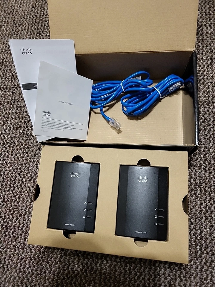 Linksys Powerline Homeplug AV Kit PLEK400 - Open Box - Image 3 of 3