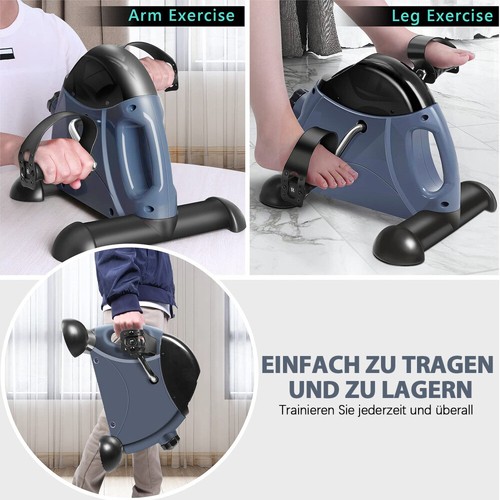 LCD Pedaltrainer Mini Heimtrainer Arm&Beintrainer Fitness Bike fahrrad Trimmrad - Bild 37 von 53