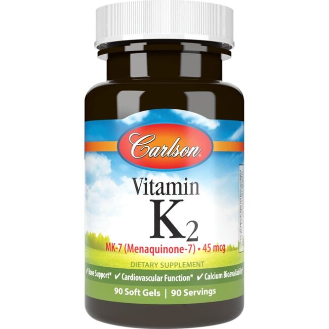 Carlson Vitamin K2 Mk-7 45 мкг 90 г