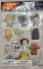 STAR WARS hallmark epoxy stickers luke skywalker darth vader yoda boba fett