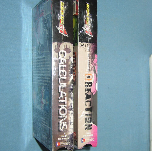Dragon Ball GT Calculations nastri VHS non tagliati e modificati da reazione **NUOVI E SIGILLATI** - Foto 9 di 9