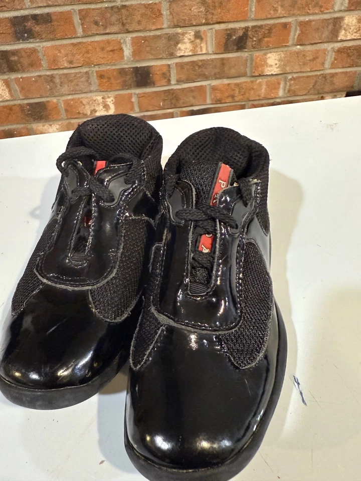 COPA AMERICANA PRADA CHAROL NEGRO TALLA 34 NIÑOS Foto 2 de 4