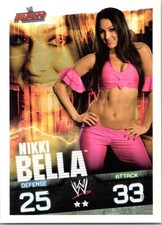 2009 Topps WWE Slam Attax Wrestling Game Card TCG Nikki Bella Rookie RC