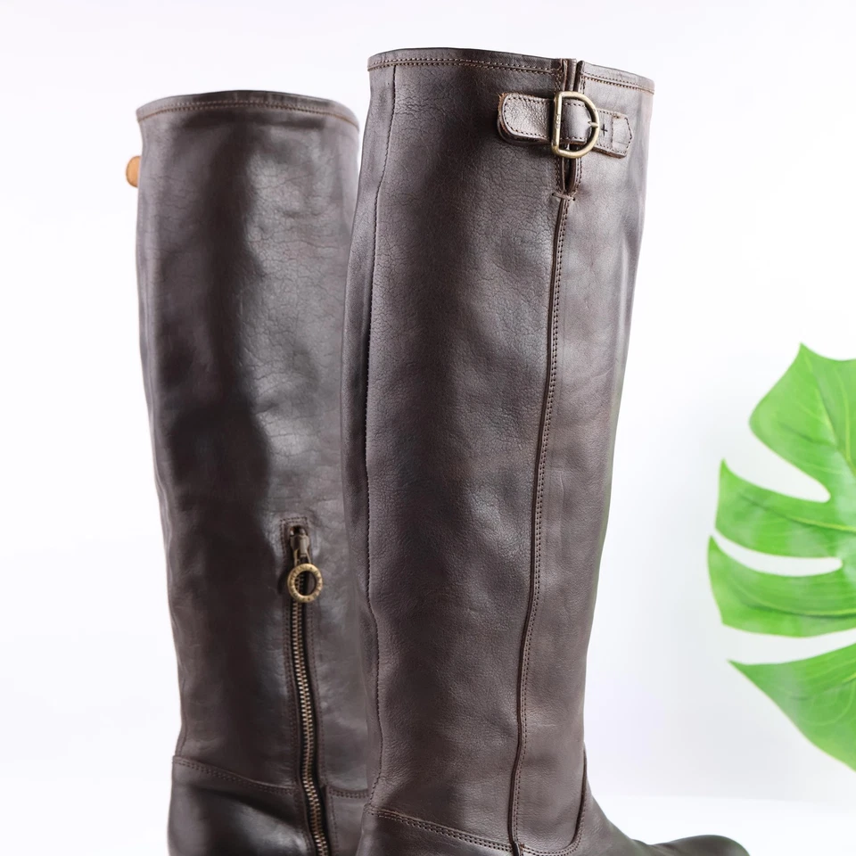 Botas de montar Fiorentini + Baker para mujer talla 37 7 altas cuero marrón Italia Foto 4 de 4