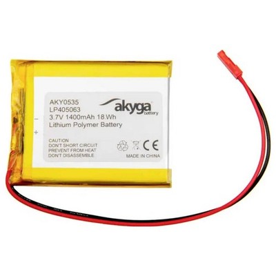 Akyga LP405063 Akkupack x Spezial-Akku LiPo 3.7 V 1400 mAh