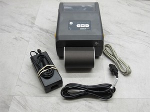 Zebra ZD421d Thermal Printer USB BLUETOOTH ZD4A042-D01M00EZ 203dpi w/ Adapter