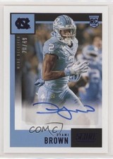 2021 Chronicles Draft Picks Score Rookie Purple 28/49 Dyami Brown Auto z5b