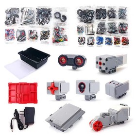 Lego EV3 Education 45544 Parts, 45560 Sensor Motor Expansion Kit for Kids