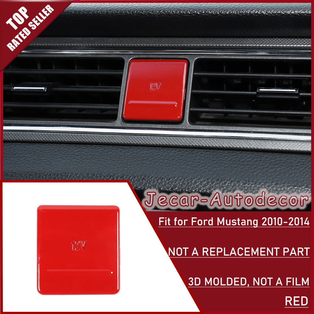 Inside Decor Center Console Dashboard Cover Trim Molded For Ford Mustang 2010-14