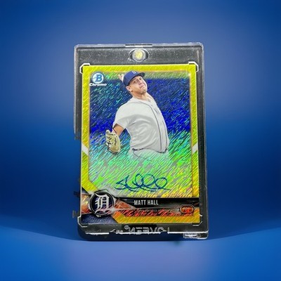   2018 Bowman Chrome - Matt Hall Refractor /10 (AU, RC) #CPA-MH