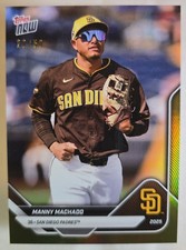 2025 Topps Now Road to Opening Day Padres Manny Machado #OD-281 Gold Foil /50