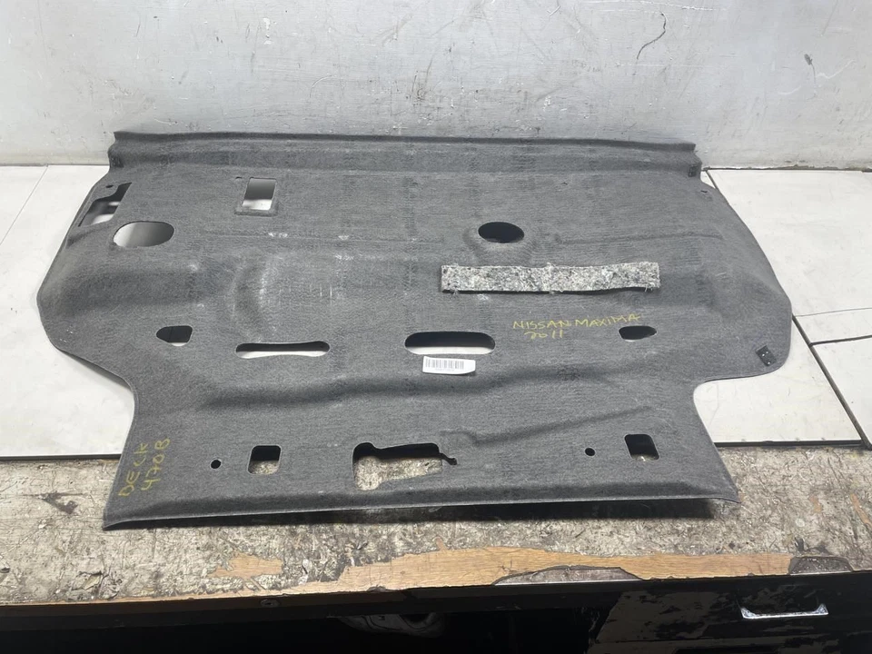 2011 NISSAN MAXIMA REAR TRUNK LUGGAGE COMPARTMENT UPPER TRIM COVER OEM  - Image 4 of 4