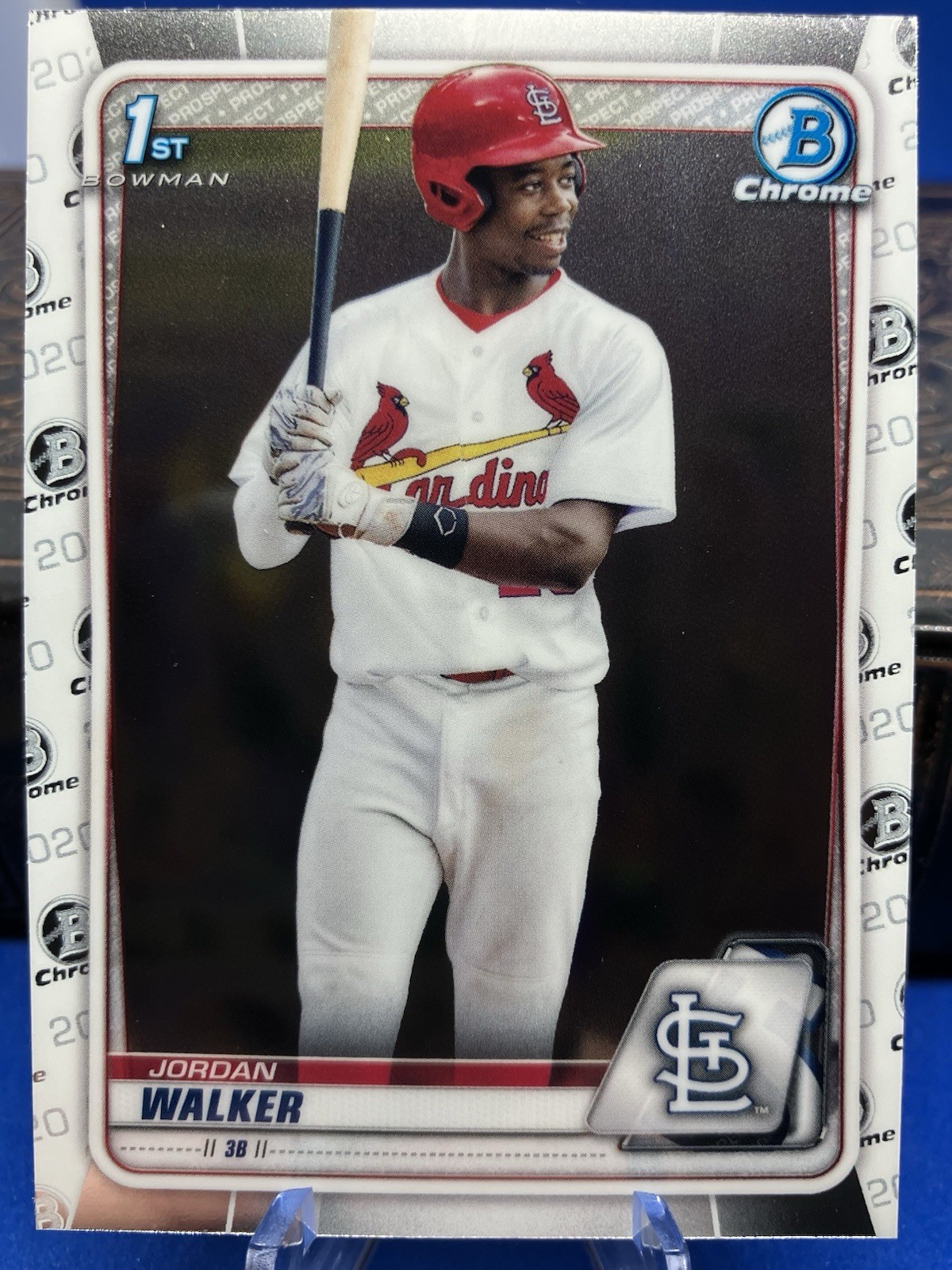 2020 Jordan Walker 1st Bowman Chrome RC #BD-57 St Louis Cardinals