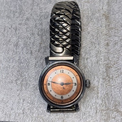 Vinttage Rare Roamer Brevete Bullseye 17 Jewels Mechanical Watch 33mm