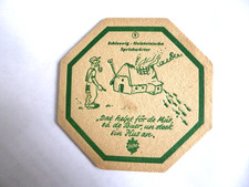 Eiche Bier Kiel Bierdeckel Nr.9 schleswig-holsteinische Sprichwörter rar