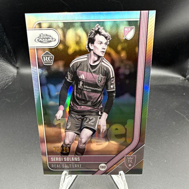 Topps Chrome 2026 MLS Sergi Solans Real Salt Lake RC Rookie #163 10/30