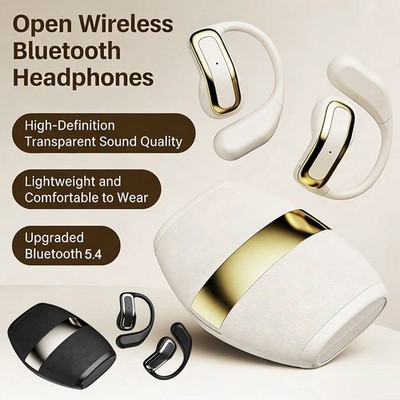 Bluetooth Headset Wireless Earphones Open Ear Earbuds Stereo Headphones Ear Hook