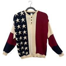Old Glory 100% Cotton Knitted American Flag P...